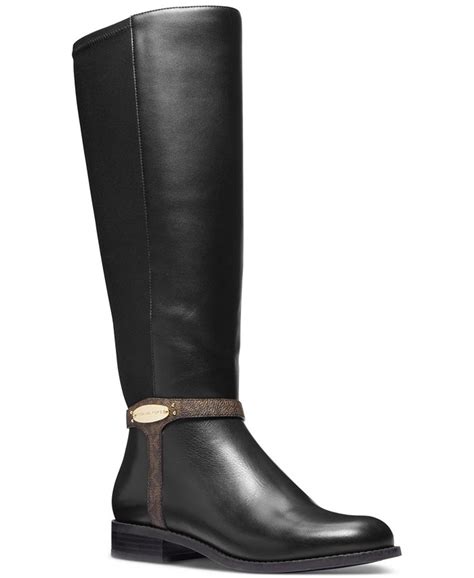 michael kors riding boots wide calf